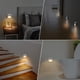 thumbnail image 5 of Lámpara con sensor de movimiento para interiores, lámpara con detector de movimiento que funciona con pilas, luz nocturna LED automática para dormitorio, cocina, pasillo, escaleras, maletero (blanco, 5 of 5
