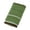 Green, variant on Basic Striped Towel, Soft Cotton and Highly Absorbent Towel, 28in x 13in, Gray Towel By XSAOP