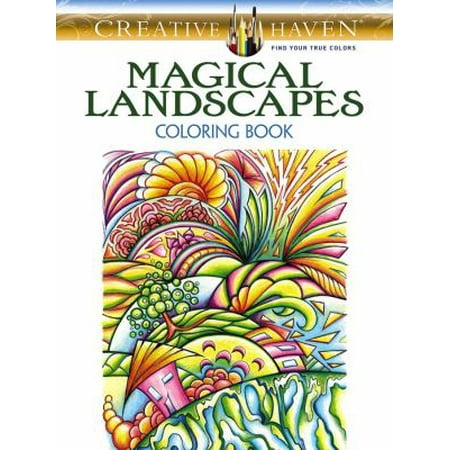 Download Magical Landscapes Adult Coloring Book - Walmart.com