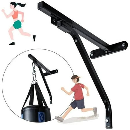 Heavy Punch Bag Wall Bracket, Steel T-Shaped Fixed Frame Heavy Bag