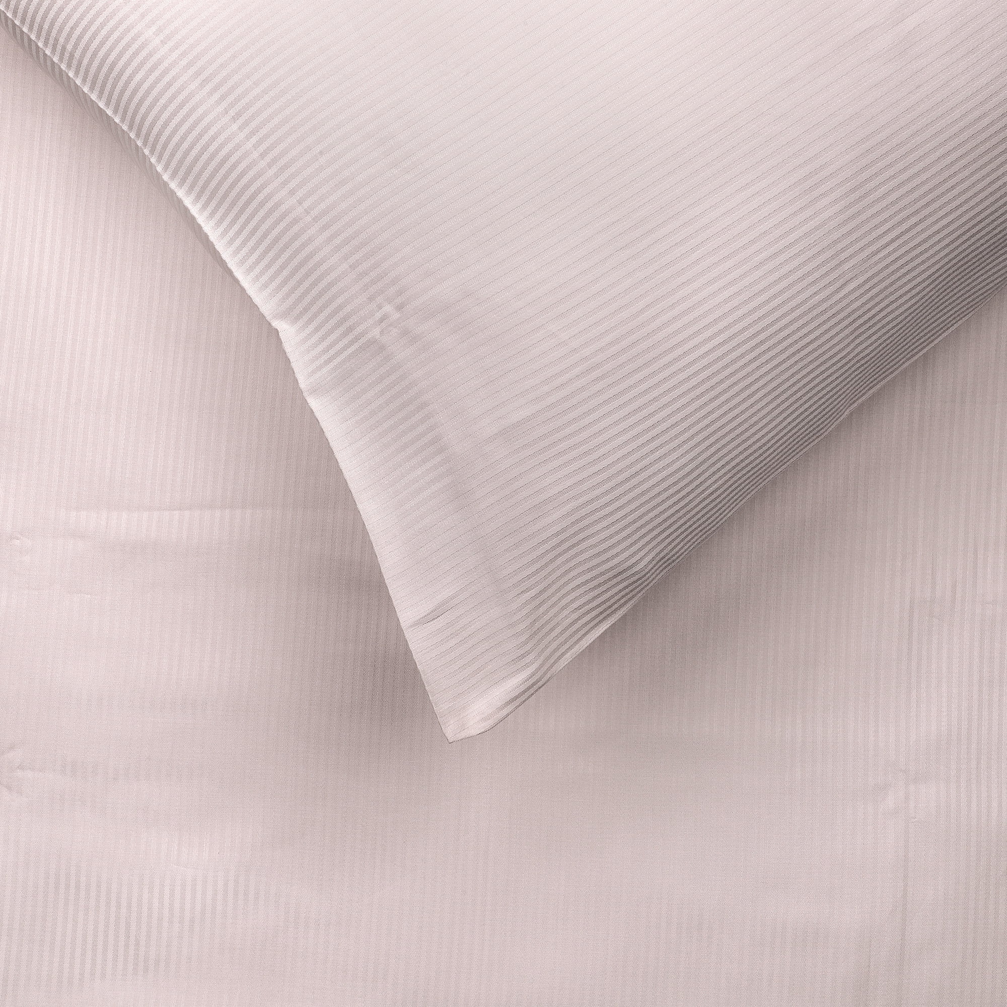 trident twin sheet set- 300tc- 100% cotton, sateen weave, 16.5 inch deep pocket, luxury hotel bedding sheet set, oeko-tex certified, 3 piece, trivana collection (pink tint)