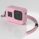 thumbnail image 5 of Kit de funda protectora de silicona para cámara de acción SUSUchens para GoPro Hero 8, color negro y blanco, 5 of 8