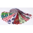 thumbnail image 4 of Soimoi 40Pcs Block Print Precut Fabrics Strips Roll Up 1.5x42inches Cotton Jelly Rolls For Quilting - Multicolor, 4 of 9