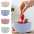 thumbnail image 2 of Fmxomd Unbreakable Cereal Bowls Set of 4, 6 OZ Lightweight Small Plastic Bowls, Microwave & Dishwasher Safe, BPA-Free, for Dessert, Cereal, Serving, Soup, Oatmeal, Pasta, Salad, 2 of 9