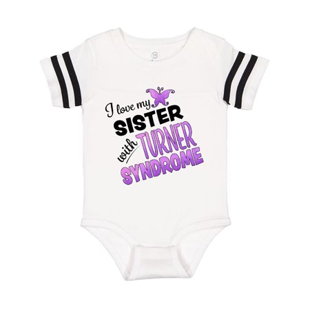 

Inktastic I Love my Sister with Turner Syndrome Gift Baby Boy or Baby Girl Bodysuit
