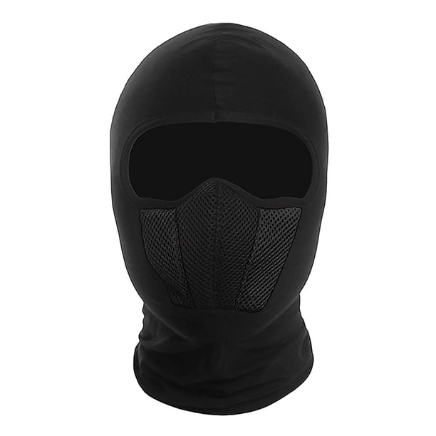 WOSAWE a prueba de viento a prueba de polvo mascarilla completa pasamontañas casco delineador de la motocicleta para ciclismo deportes al aire libre de la motocicleta Wosawe Gorra de ciclismo