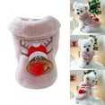 thumbnail image 2 of Christmas Dogs Waistcoat Cold Weather Pet Reindeer Costume Photoshooting Clothes, 2 of 13