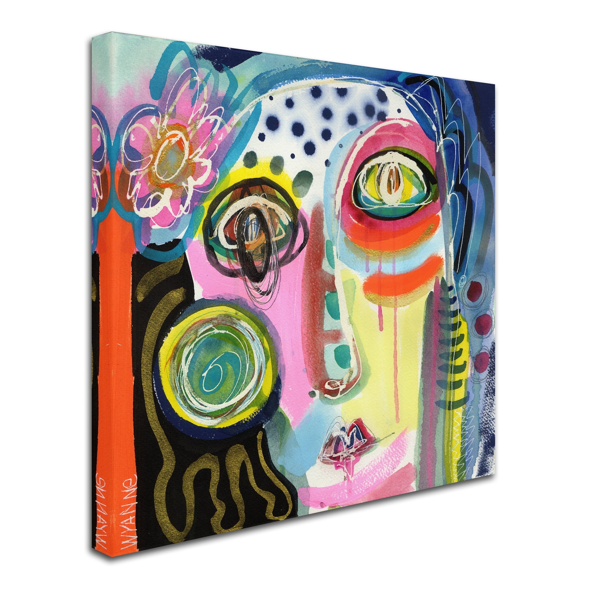 Trademark Fine Art 'Pull Yourself Up By Your Bootstraps' Canvas Art by Wyanne