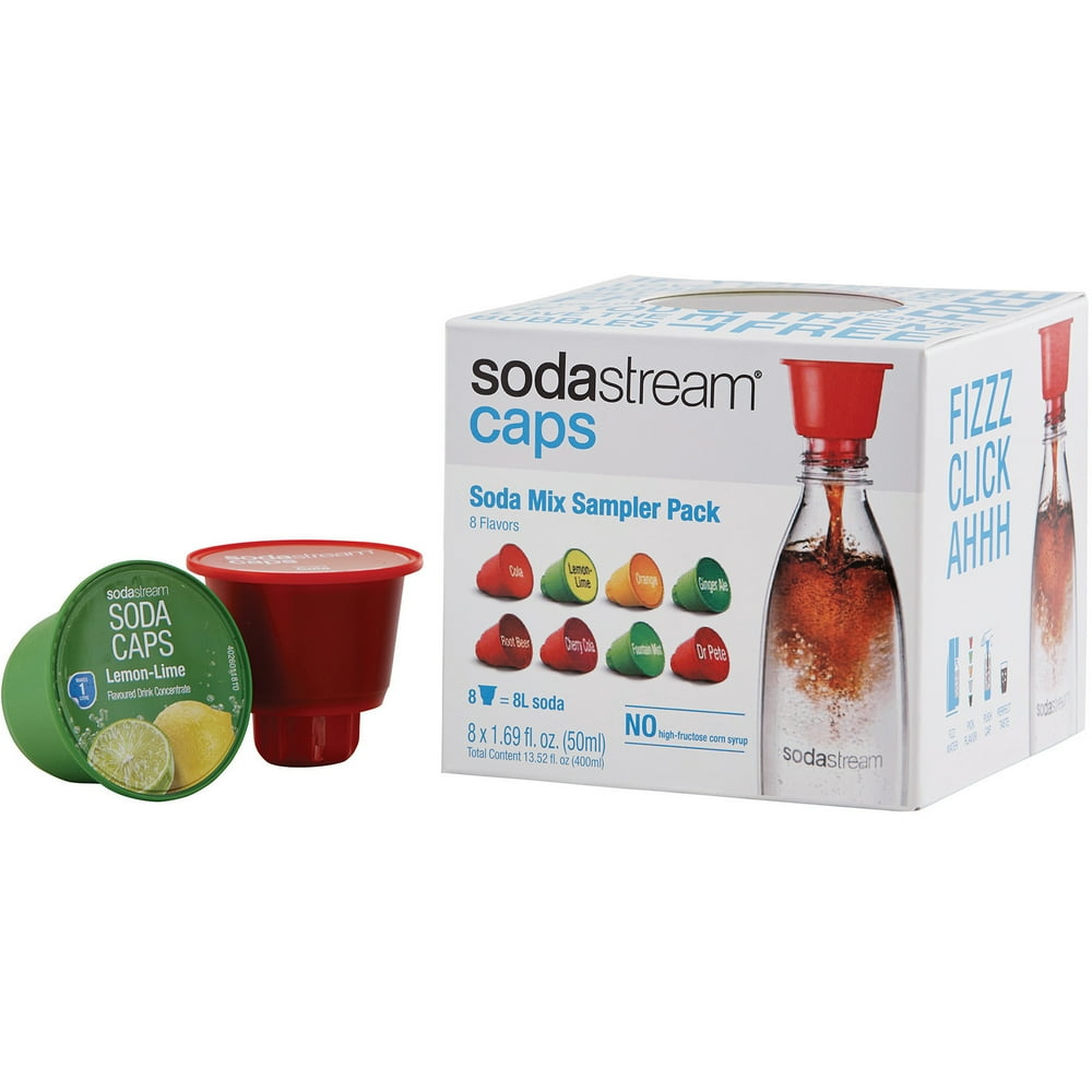 Soda Stream Soda Cap Regular Variety Pack 8 X 52ml