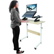 Adjustable Laptop Cooling Stand, Ergonomic Lap Desk Bed Couch Table, Laptop Stand Computer, Portable Laptop Workstation Notebook Stand Reading Holder, USB Fan, Mouse Pad, Riser Desk Table TV Bed Tray