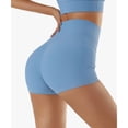 thumbnail image 2 of Pantalones Cortos De Sujetador Deportivo, Conjunto De Entrenamiento De Color Puro De Cintura Alta Elástico Transpirable Para Bailar, 2 of 6