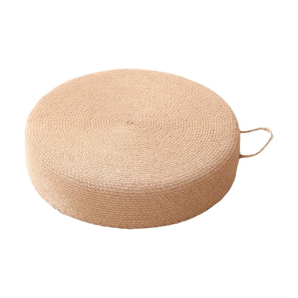 Cojín de suelo de tatami, almohada plana para el suelo, para el ocio, la ceremonia del té, pensamiento profundo 6 cm de espesor