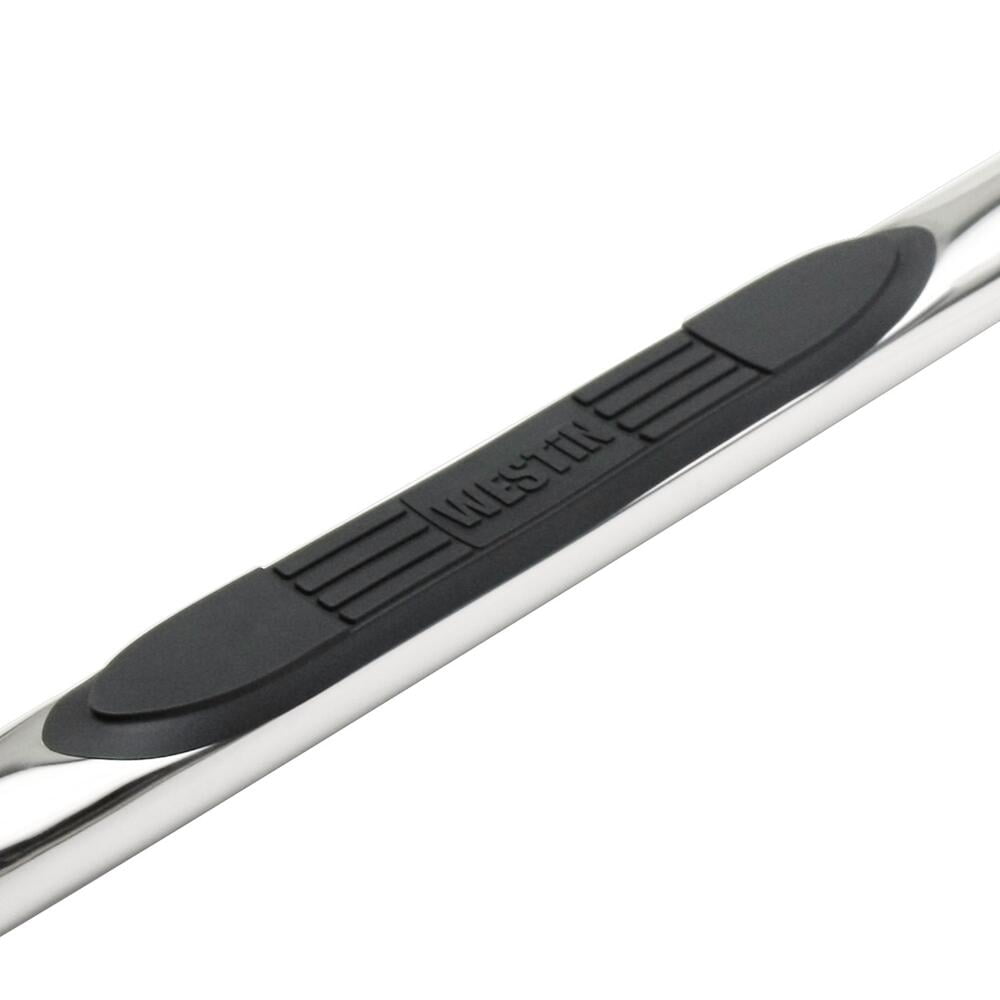Westin 23-1330 E-Series 3" Round Nerf Step Bars - Polished Stainless Steel