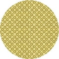 thumbnail image 1 of Ahgly Company Machine Washable Indoor Round Transitional Caramel Brown Area Rugs, 5' Round, 1 of 7