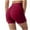 Wine, variant on biudgviw Biker Shorts for Women Butt Lifting Compression Workout Shorts Comfy Athletic Yoga Shorts for Exercise
