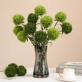 thumbnail image 2 of Zmoon Simulated Green Plant Green Carnation Green Hair Ball, 2 of 3
