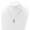 thumbnail image 3 of Diamond2Deal 925 Sterling Silver Rhodium-plated Angel Ash Holder Necklace for Women 18", 3 of 6