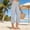 Gray, variant on FENGGHAO Women's Fashionable And Casual Solid Color Cotton And Linen Three Quarter High Waisted Casual Pants