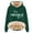 Green, variant on Yes I'M Cold 24/7 Always Cold Hoodie for Women Lined Thicken Warm Hooded Sweatshirt Letter Letter Pullover Top