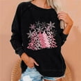 thumbnail image 2 of JINMGG Womens Plus Size $5, Christmas Tops for Women Fashion Women Print Long Sleeve Comfortable Breathable Round-Neck Sweatshirt, 2 of 5