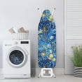 thumbnail image 3 of HELLHERO Floral Ironing Board Cover, Soft Ironing Board Cover, Non Stick Scorch and Stain Resistant Standard Size 15x54 Inch with Elastic Edges, 3 of 5