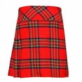 thumbnail image 2 of Royal Stewart Ladies Knee-Length Kilt Skirt 16" Tartan Pleated Design, Classic Scottish Style for Casual & Formal Wear, 2 of 4