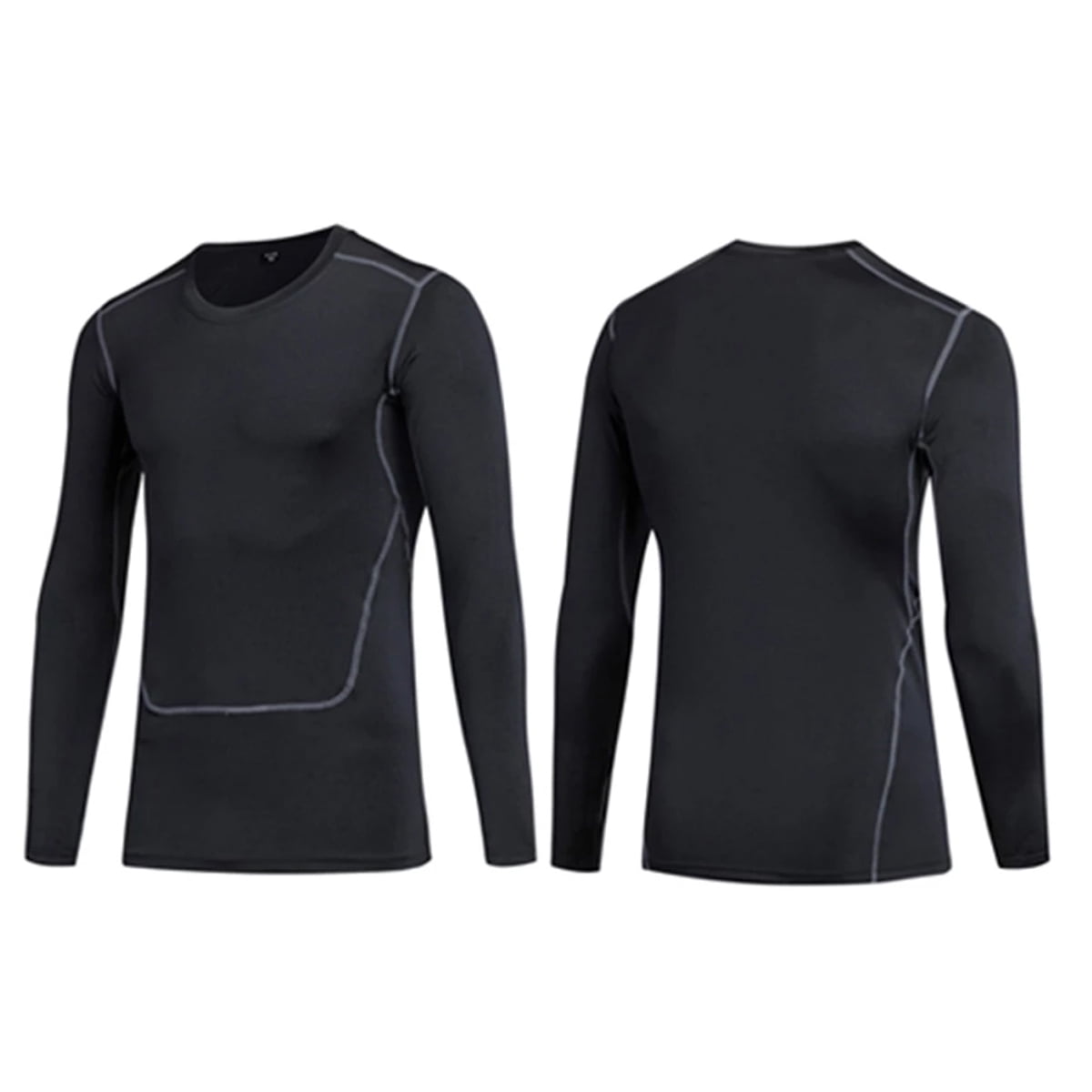 Mens Dry Fit Long Sleeve Compression Shirt