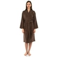 thumbnail image 5 of TowelSelections Women's Robe Turkish Cotton Soft Terry Kimono Bathrobe X-Small/Small Deep Taupe, 5 of 6