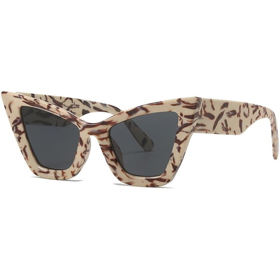 Fashion Oversized Cat Eye Women Sunglasses Vintage Gradient Shades UV400 Men Trending Sun Glasses-USA