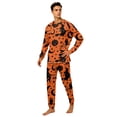 thumbnail image 3 of Family Halloween Pajama Set Long Sleeve Crew Neck, Soft Halloween Family Pajamas with Witch Moon Star Print, Magical Matching Halloween Pajamas Sleepwear, 3 of 4