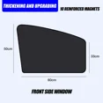 thumbnail image 1 of Car Side Window Sun Shade Covers Magnetic Blackout Curtains for Baby with UV Rays Protection Breathable Mesh Screen Shade, 1 of 5