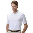 thumbnail image 1 of Monterey Club Men's Diamond Stencil Emboss Solid Golf Polo Shirt #1208, 1 of 2