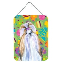Shih Tzu Easter Eggtravaganza Wall or Door Hanging Prints