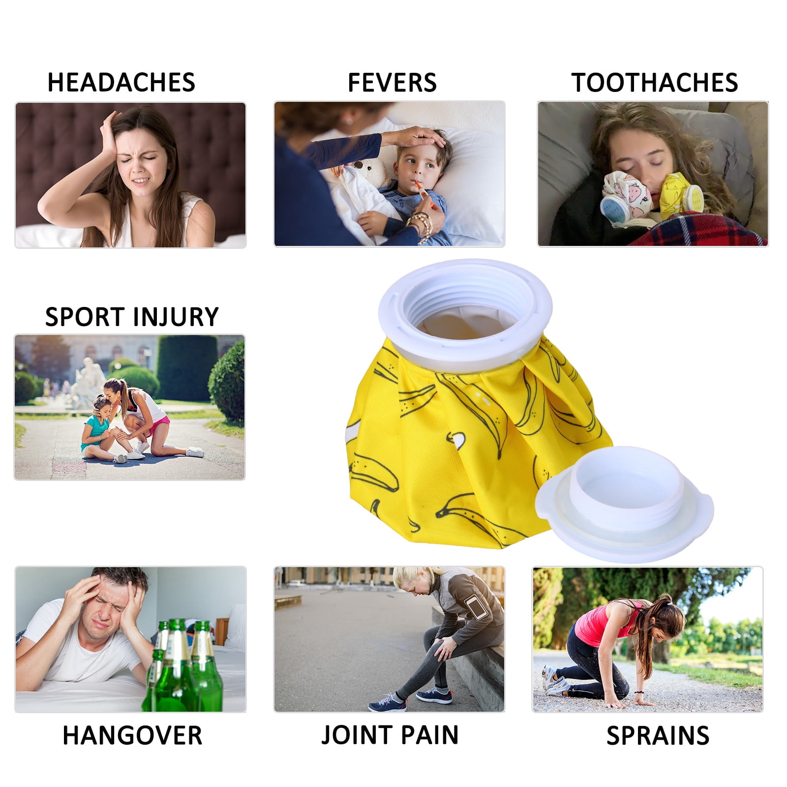 Soft Ice Packs for Injuries Reusable for Kids Adults Cold Therapy Packs for Shoulder Wrist Knee Leg Pain Cold Compress for Swelling Bruises Wisdom Teeth Breastfeeding Headaches