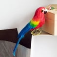 thumbnail image 3 of Yvsxxv 1 Colorful Realistic Parrot Figurines & Knick-Knacks Artificial Bird Sculpture for Outdoor Garden Decor, 3 of 7