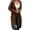 Brown, variant on Arlun Womens Hooded Open Front Cardigan Long Sleeve Loose Cable Knit Sweaters Solid Color Long Sweater Coats 2025 Autumn Winter Fashion Clothes Brown XL