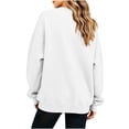 thumbnail image 6 of akafmk Girls Crewneck Sweatshirts Long Sleeve Pullover Tops Solid Color Casual Sweatshirt with Pocket Fall Winter Clothes for Daily School Wear, Size 7-8 Years, 6 of 7