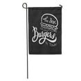 thumbnail image 1 of SIDONKU The Best Burgers Hand Lettering Emblem for Fast Food Garden Flag Decorative Flag House Banner 28x40 inch, 1 of 2