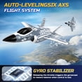 thumbnail image 3 of DEERC F35 4 Channel Brushless RC Plane for Adults Remote Control Airplane EDF Fighter Jet,2.4GHz 6-axis Gyro Stabilizer EPP RTF Hobby Glider Aircraft Plane Easy to Fly for Advance Player, 3 of 9