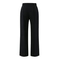 thumbnail image 6 of TRUBKH Corduroy Pants Women Straight Leg Pants Women Womens Cargo Pants with Pockets Wool Pants for Women Fall Pants Women Pants Sweater Pants Black L, 6 of 9