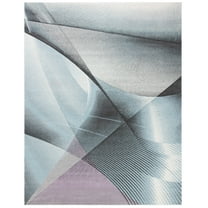 SAFAVIEH Hollywood Celandine Abstract Area Rug, Grey/Light Blue, 10'6" x 14'