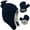 Navy Blue Dark, variant on Zando Baby Kids Winter Hats and Gloves Sets for Boys Navy Blue Warm Polar Fleece Earmuffs Beanie Hat Navy 2-12 Months