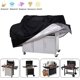 thumbnail image 5 of Grill Cover- 420DHeavy-Duty Water Proof Patio Outdoor Black Canvas Oversize BBQ Barbecue Smoker Grill Cover, 5 of 5