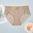 thumbnail image 2 of Jamicy Panties for Plus Women Valentine's Day Gift Lace Breathable Seamless Underwear Hipster Panties Stretch Briefs, 2 of 9