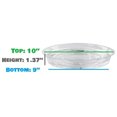 thumbnail image 3 of 10pcs Garden Plant Saucer Drip Tray Round Pot Base Clear Snack Container PET, 3 of 11