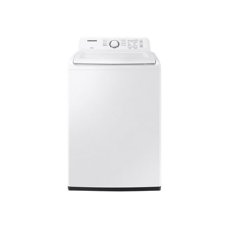 Samsung - 4.1 cu. ft. High-Efficiency Top Load Washer with Soft-Close Lid and 8 Washing Cycles - White