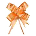 thumbnail image 4 of 200 Pieces Pull Flower Present Basket Gold Thread Style with Ribbon Anniversary Accessory Wedding Decor Floral Crafts Home Arts orange gold edge, 4 of 6