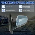 thumbnail image 5 of POLARPRA 1Pc Side Mirror For Malibu 2016-2022 Left/Driver 7 Pins GM1320539, 5 of 7