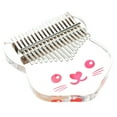 thumbnail image 4 of Labymos 17-Key Transparent Acrylic Thumb Piano Kalimba Finger Piano with Carry Bag Musical Note Stickers Tuning Hammer Cleaning Cloth 2pcs Finger Guards Music Book, 4 of 8