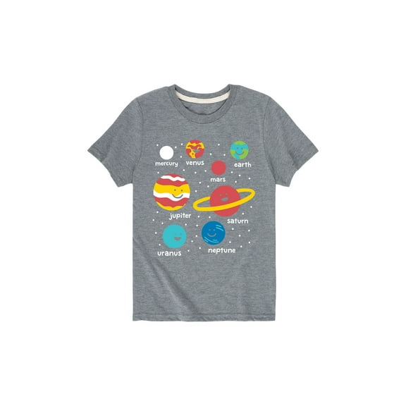 Instant Message - Labled Planets - Youth Short Sleeve Tee